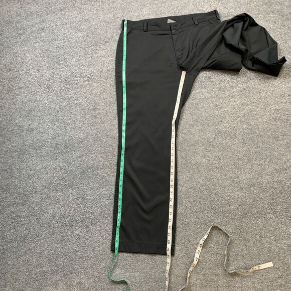 Nike Golf Pants Mens 34 Black Dri Fit Lightweight Stretch Performance Tech Golf - Picture 4 of 10
